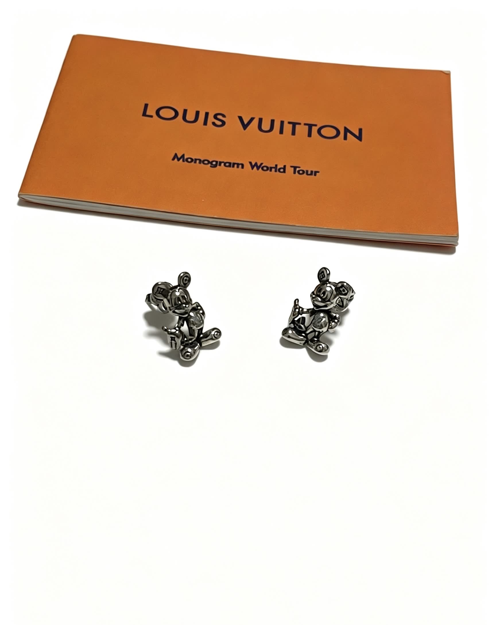 Louis Vuitton Mickey Mouse Earrings Louis Vuitton Mickey Mouse Earrings
